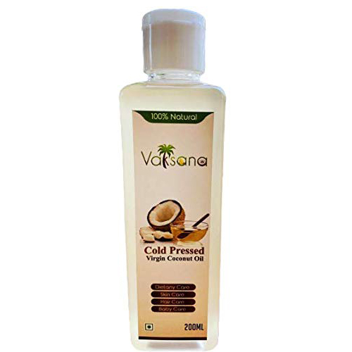 Vaksana Cold Pressed Virgin Coconut Oil for Skin Care-200ml